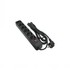 Сетевой фильтр Patron 3.0 m3*1mm2 (SP-1063) 6 розеток BLACK (EXT-PN-SP-1063)