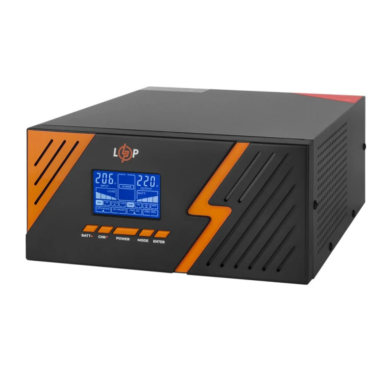 Источник бесперебойного питания Logicpower LPM-PSW-1500VA Black 12V (1050 Вт) с правильной синусоидой