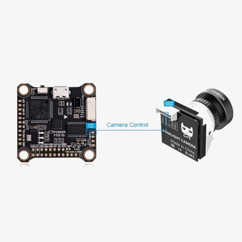Камера для FPV дрона Foxeer Micro Night Cat 3 1200TVL 1/3" CMOS 0.00001lux
