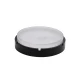 Светильник ERKA 1065D.i LED-Вlack с датчиком движения 12 W 4200K круглый черный/прозрачный Е27 IP 65