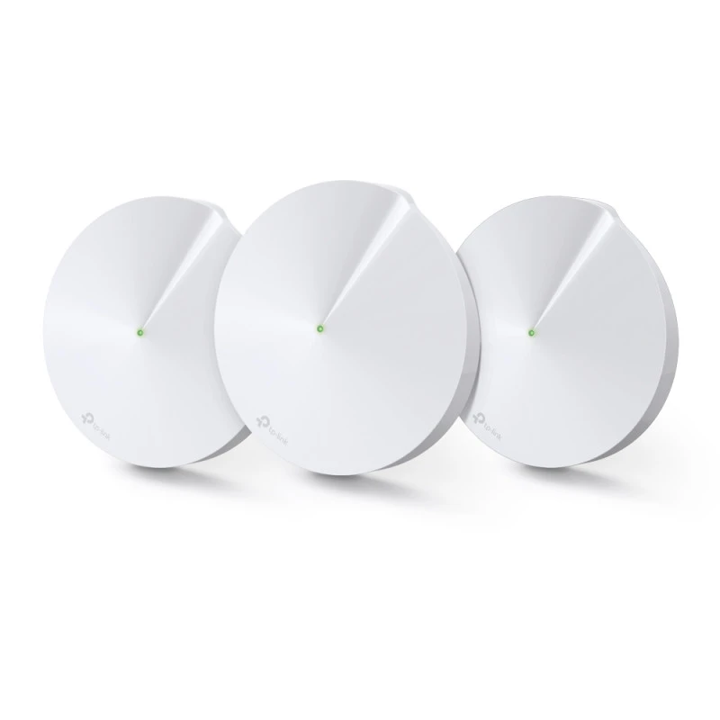 Домашняя Mesh Wi-Fi система TP-LINK DECO M5 3PK AC1300 1xGE LAN 1xGE WAN MU-MIMO (DECO-M5-3-PACK)
