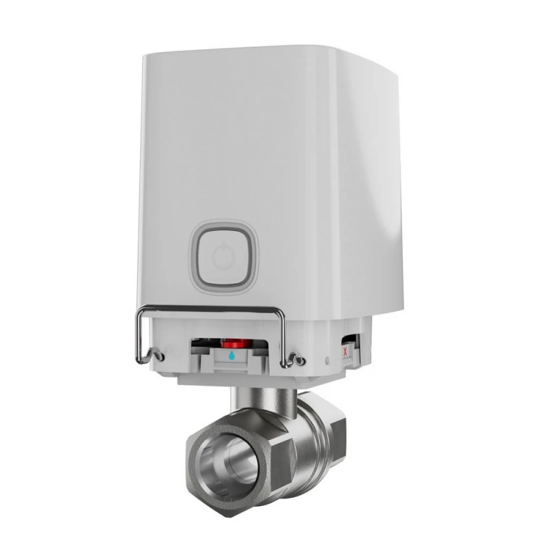 Комплект сигналізації та захисту від потопу Ajax StarterKit 2 white + Ajax WaterStop 1" white + у подарунок датчик затоплення Ajax LeaksProtect white