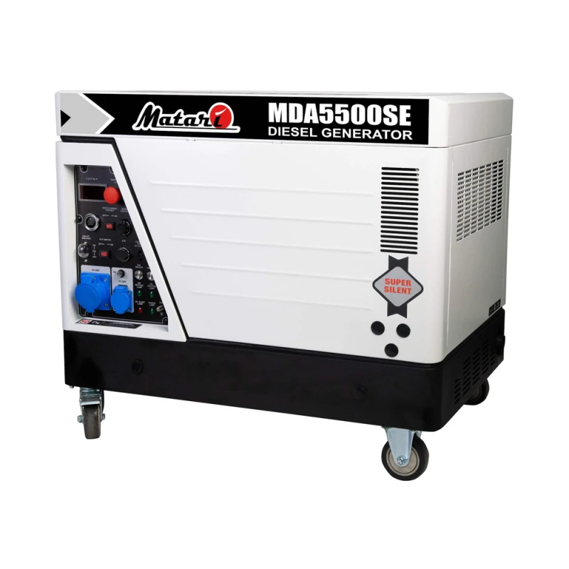Дизельный генератор MATARI MDA5500SE максимальная мощность 5.5 кВт
