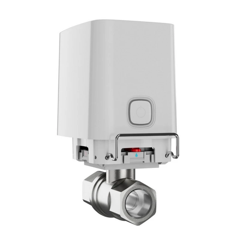 Комплект сигнализации и защиты от потопа Ajax StarterKit 2 white + Ajax WaterStop 3/4" white + в подарок датчик затопления Ajax LeaksProtect white