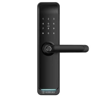 Розумний дверний біометричний замок SEVEN LOCK SL-7767BFW (врізна частина 6068 Auto)