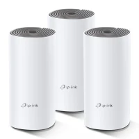 Домашняя Mesh Wi-Fi система TP-LINK DECO E4 3PK AC1200 2xFE LAN/WAN MU-MIMO (DECO-E4-3-PACK)