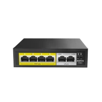 Неуправляемый 6-портовый PoE коммутатор Netis P106C с 4 портами PoE