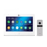 Комплект видеодомофона Neolight MEZZO HD / Solo FHD Silver: видеодомофон 10