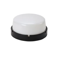 Світильник ERKA 1065-Black-B 26 W круглий чорний/білий Е27 IP 65