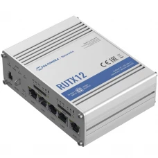 Беспроводной маршрутизатор Teltonika RUTX12 2 x 4G (LTE), AC1200, 1xGE WAN, 3xGE LAN, 2xSIM (RUTX12000000) с двумя модемами