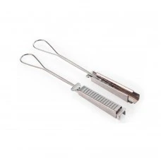 Затискач натяжний для FTTH кабелю Crosver ASF-SS із нержавіючої сталі