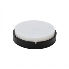 Светильник ERKA 1065D.i LED-Вlack-В с датчиком движения 12 W 6000K круглый черный/белый Е27 IP 65