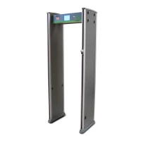 Арочный металлодетектор с функцией измерения температуры  ZKTeco ZK-D3180S(TD) на 18 зон детекции