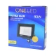 Прожектор світлодіодний ONE LED ultra 30 Вт з датчиком руху