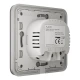Выключатель Ajax LightSwitch 2-gang Graphite двухклавишный