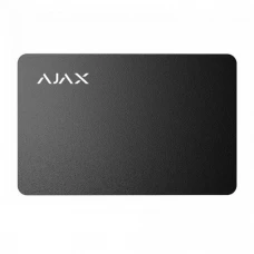 Защищенная бесконтактная карта Ajax Pass black (комплект 100 шт.) для клавиатуры KeyPad Plus