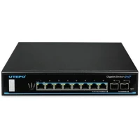 Неуправляемый POE коммутатор UTP3-GSW0802S-POE