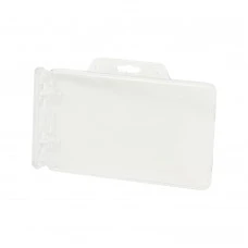 Бейдж горизонтальний, колір прозорий – ATIS, 95 x 60 x 6 мм