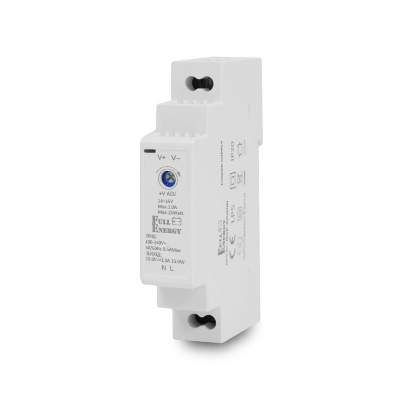 Блок питания Full Energy BGP-151UDIN 15 В / 1 А для крепления на DIN рейку