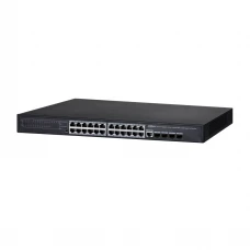 Управляемый 28-портовый гигабитный POE коммутатор Dahua DH-PFS4428-24GT-370 с 24 портами РоЕ