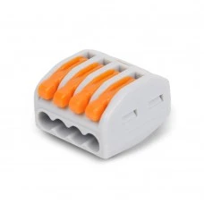 Клемма быстрого монтажа с рычагами на 4 провода 222-414