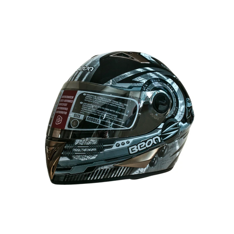 Мотошлем интеграл Beon B-500 DECAL, размер L
