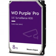 Жесткий диск 8TB Western Digital WD Purple Pro WD8001PURP для видеонаблюдения с AI