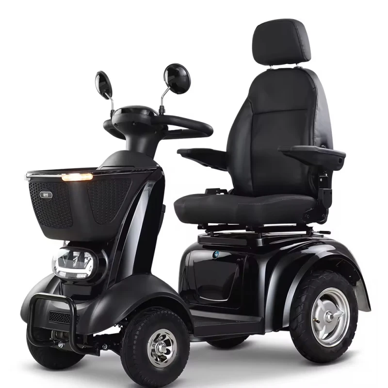 Электроскутер SPRITE-2 (SCE-340-2) black 500W 48V 20Ah для пожилых людей и людей с ограниченными возможностями