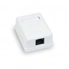 Розетка компьютерная 1-портовая RJ45 UTP cat.6e Hypernet MB-UTP6-1 внешняя накладная