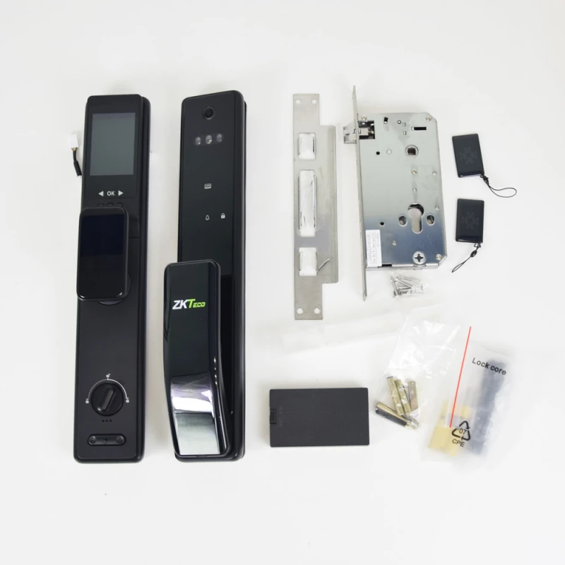 Smart замок ZKTeco HBL400 с Wi-Fi, сканированием лица, отпечатка пальца, карт Mifare, паролей, работа с мобильным приложением