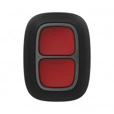 Беспроводная экстренная кнопка Ajax DoubleButton black с защитой от случайных нажатий