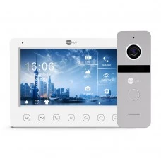 Комплект видеодомофона Neolight KAPPA HD / Solo FHD Silver: видеодомофон 7