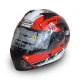 Мотошлем интеграл Zeus ZS-811 AL41 красно-белый (размер S)