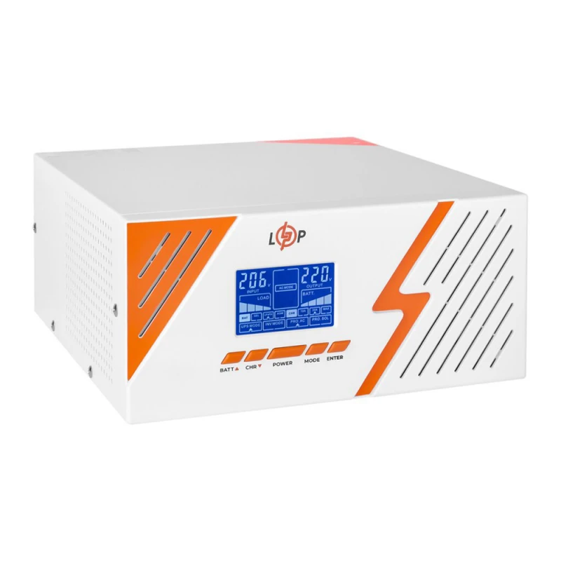 Источник бесперебойного питания Logicpower LPM-PSW-1500VA White 12V (1050 Вт) с правильной синусоидой