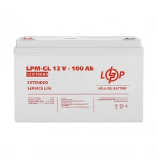 Акумулятор гелевий LogicPower 12В 100А·год (LPM-GL 12V - 100 Ah) GEL