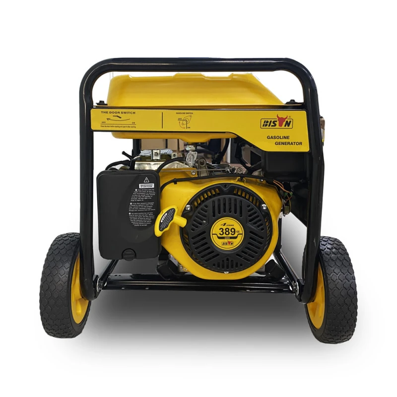 Генератор с карбюратором газ/бензин BISON BS6500E максимальная мощность 5.5 кВт