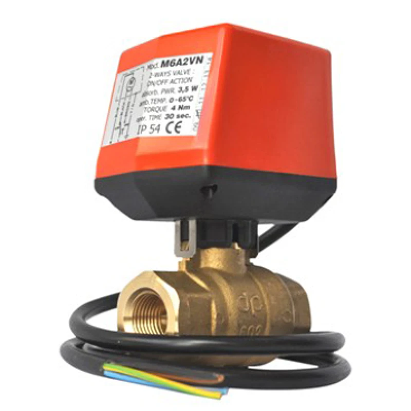 Кран шаровый 602F + M6A2 с сервоприводом для системы Антипотоп