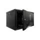 Шкаф серверный SteelNet 12U 600 x 450 для сетевого оборудования (стекло, черный)