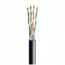 Кабель звита пара ЗЗКМ UTP кат.5e, 4х2х0.51 бухта 305 м (мідь, зовнішній) (7091003)