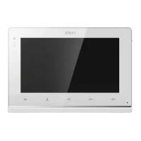 Відеодомофон 7" Arny AVD-710 (2Mpx) TFT white з детектором руху і записом відео