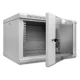 Шкаф серверный SteelNet 6U 600 x 450 для сетевого оборудования (стекло, серый)