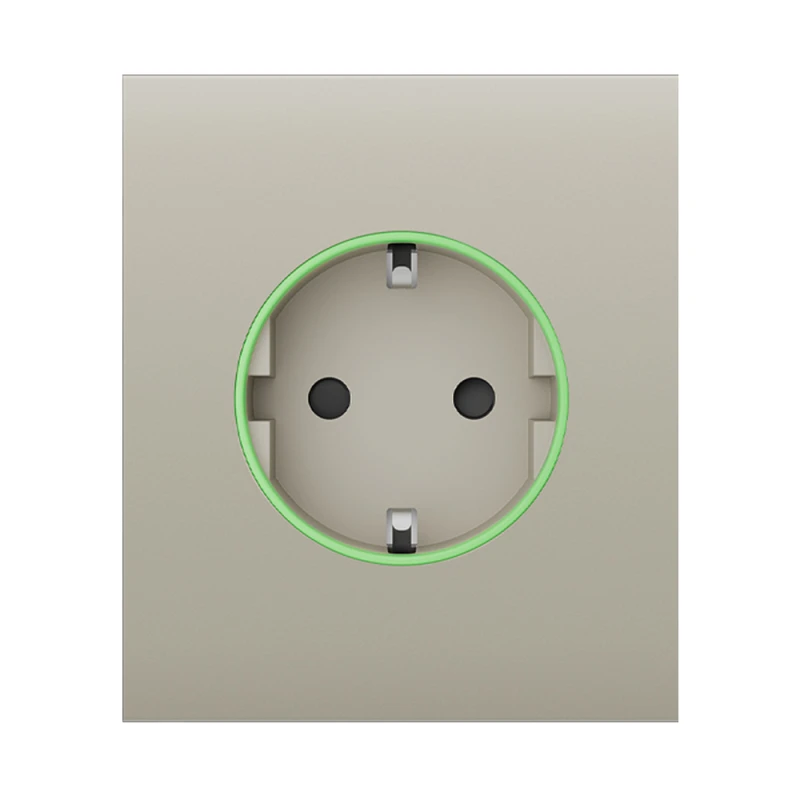 Центральная панель Ajax CenterCover (type F) ivory для встраиваемой розетки