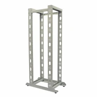 Стойкая двойная CMS UA-OF45-D-GR 45U серая (без ног)