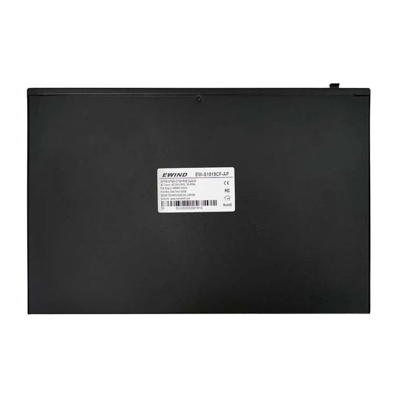 Неуправляемый 19-портовый PoE-коммутатор +2*GE+1*GF Ewind EW-S1919CF-AP с 16 портами PoE
