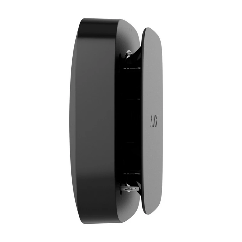 Бездротовий пожежний датчик Ajax FireProtect 2 RB black з сенсорами диму та температури зі змінювани