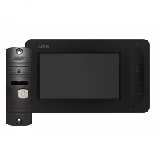 Комплект видеодомофона Arny AVD-4005 (черный/коричневый)