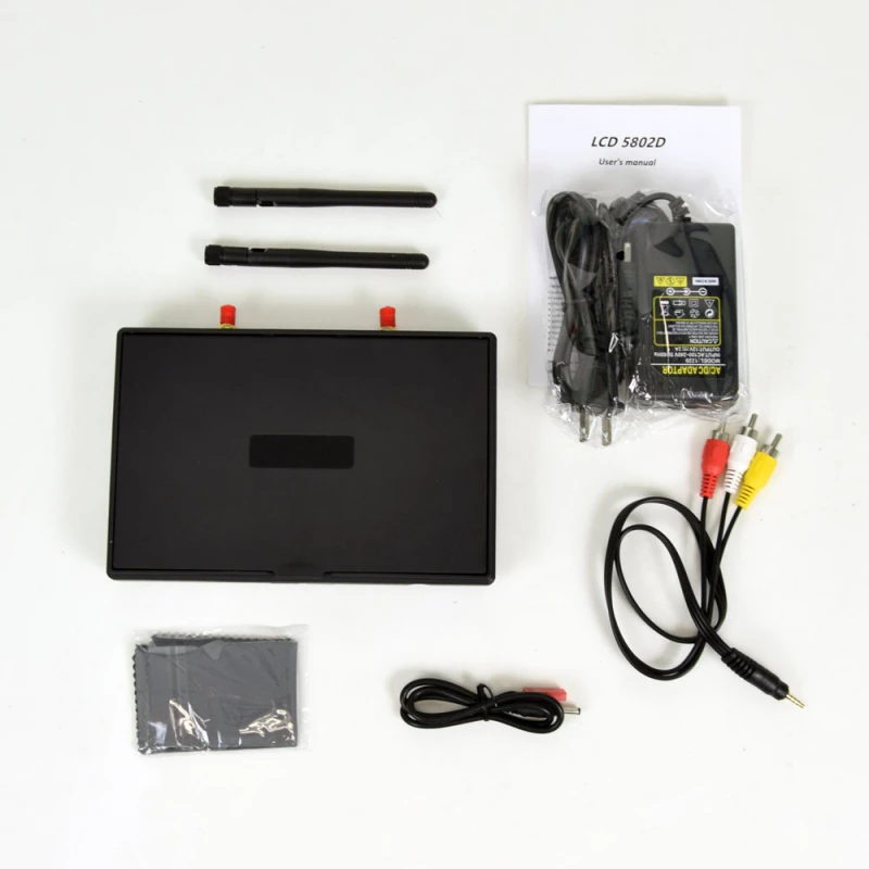 Монитор FPV LCD 7 дюймов со встроенным приемником 5.8 GHz для квадрокоптера