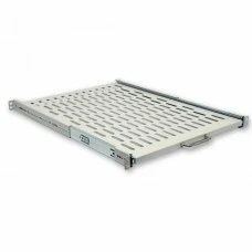Полиця висувна 19" CMS UA-SHSL-600G 1U 600 мм, сіра