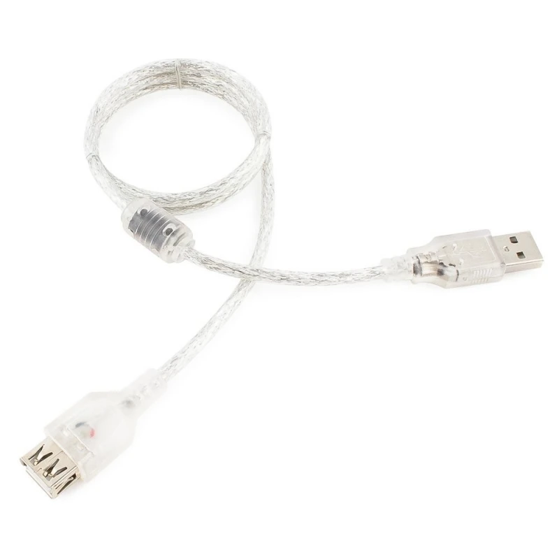 Подовжувач USB 2.0 AM/AF Cablexpert (CCF-USB2-AMAF-TR-2M) 2 метри з феритовим кільцем
