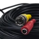 Кабель BNC-рower cable A 20 м (BNC+DC/BNC+DC) для передавання відеосигналу та живлення